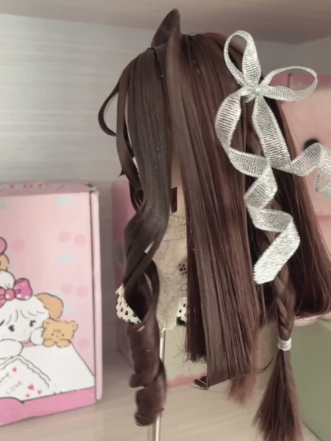 Espresso Brown Full Coverage Doll Wig