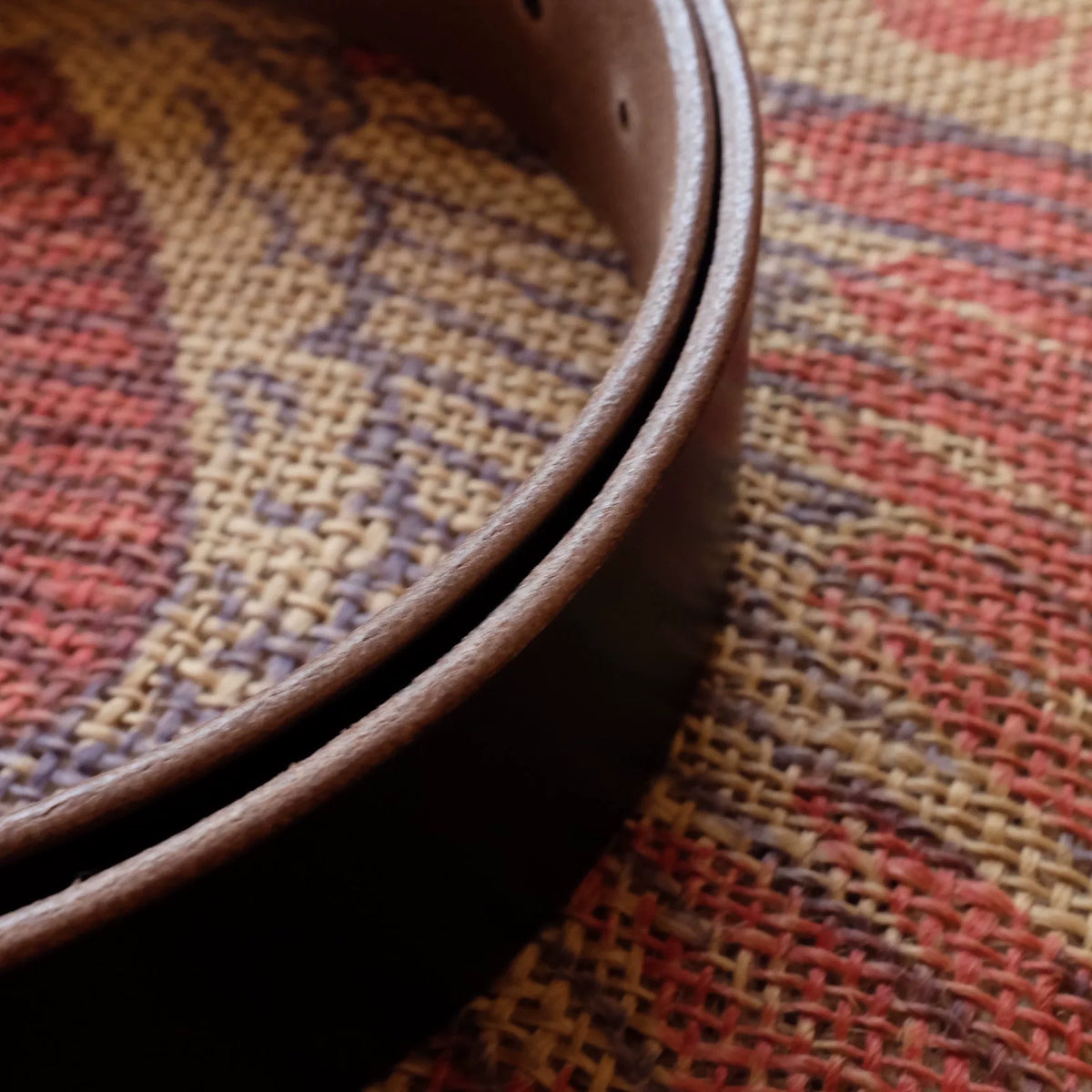 Handmade Horween Chromexcel Black Tea Core Leather Belt