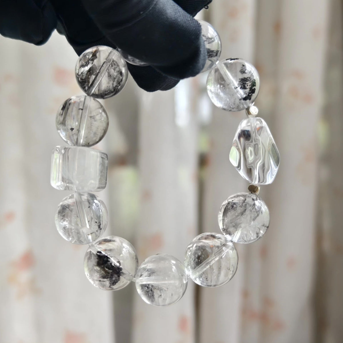 Large Quartz Beaded Bracelet 16mm