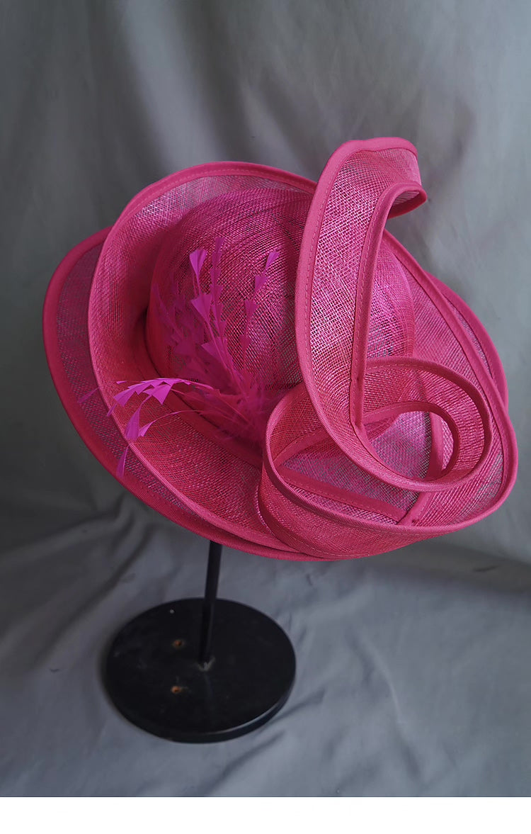 Philippine Hemp Sculptural Fascinator Hat
