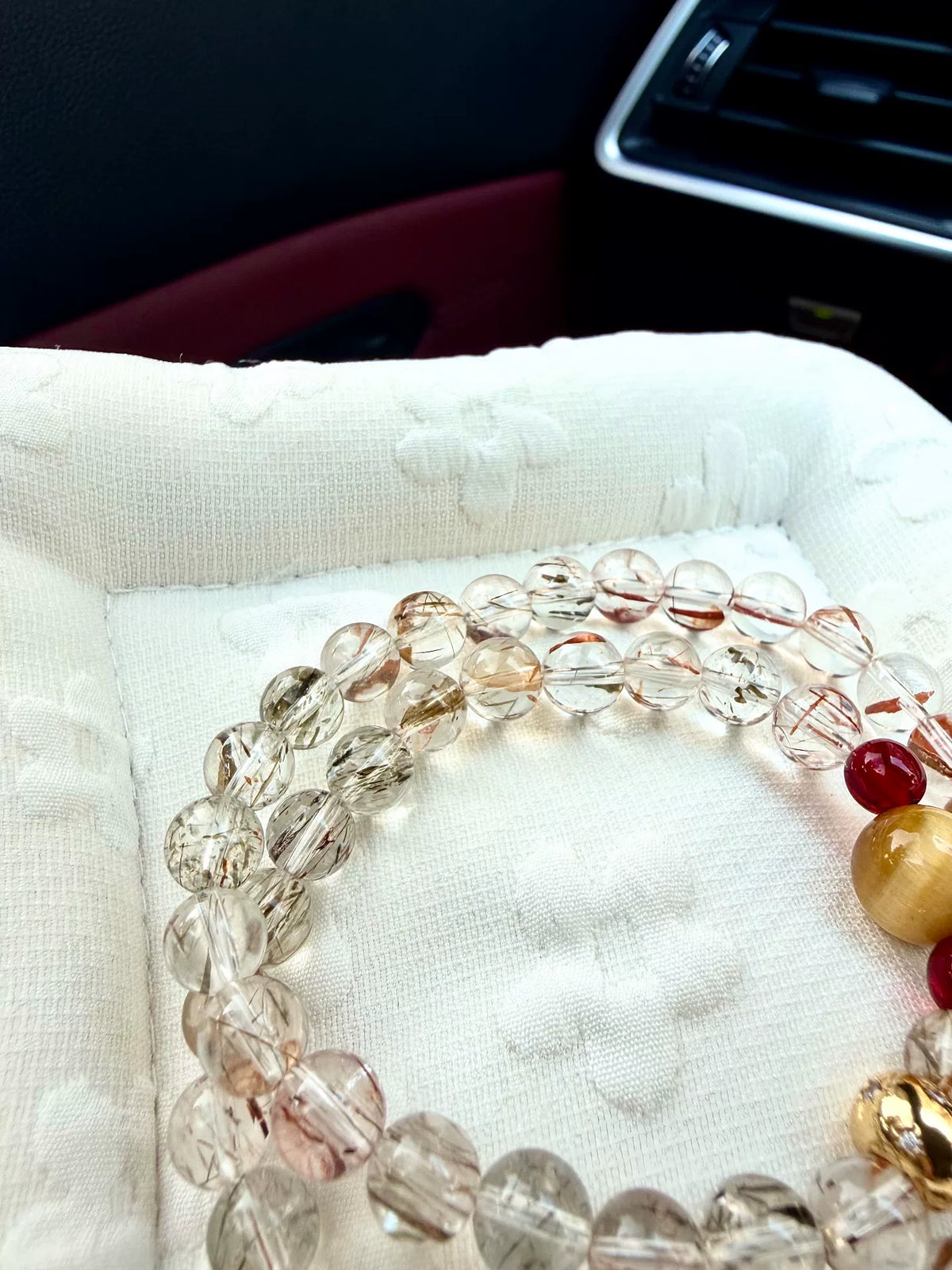 Bracelet double boucle Super Sept Or Noir