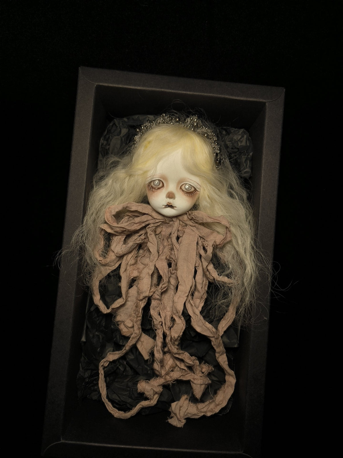 Greefee Doll Brooch Porcelain Head
