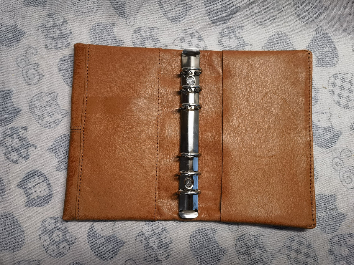 Goatskin A6 Ring Binder Cover