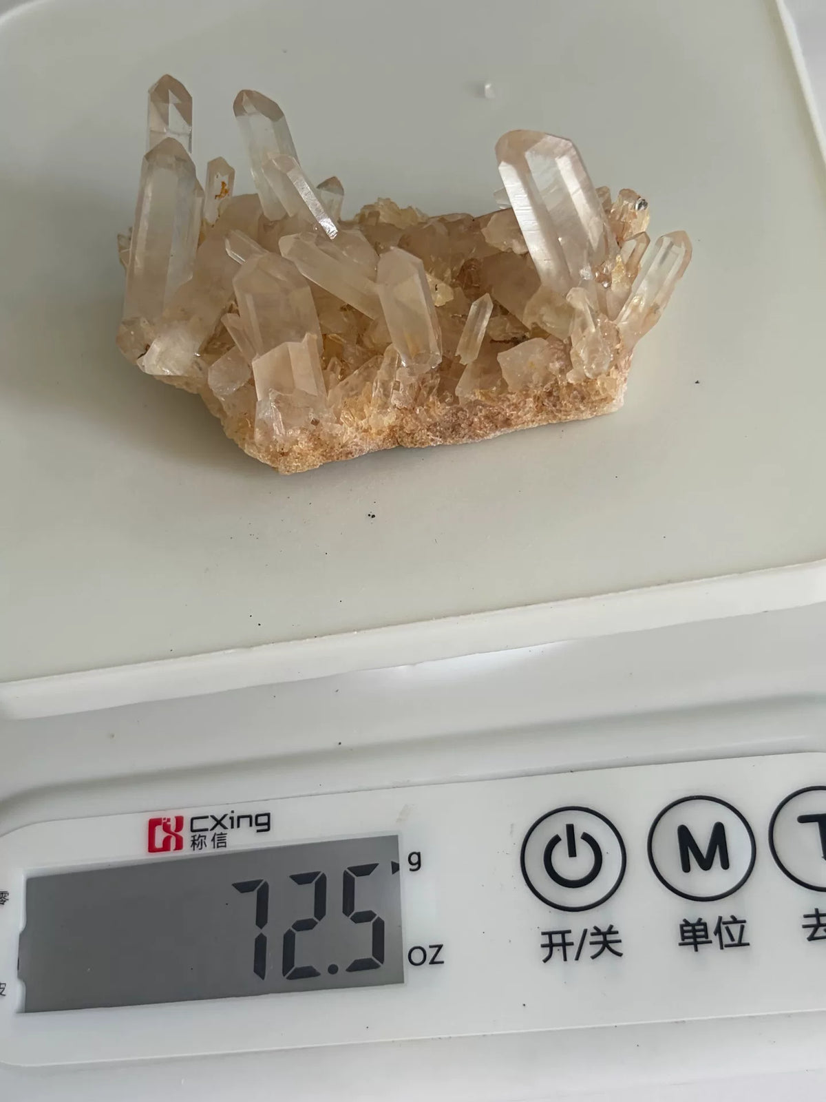 Svart turmalin kristallbonsai i keramikskål