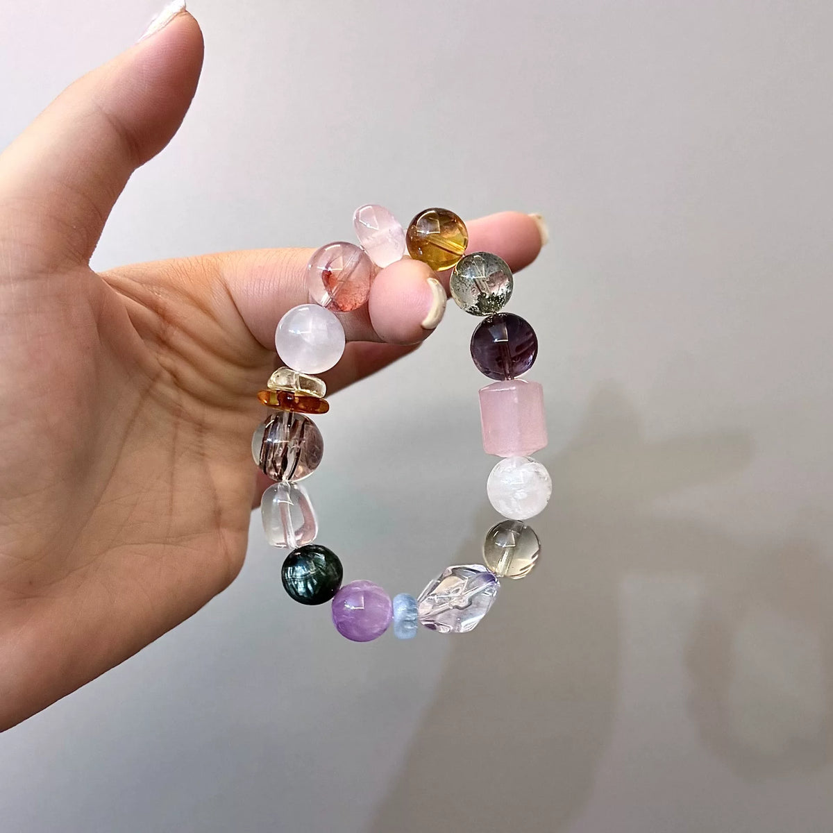 Bracciale in cristalli multigemma