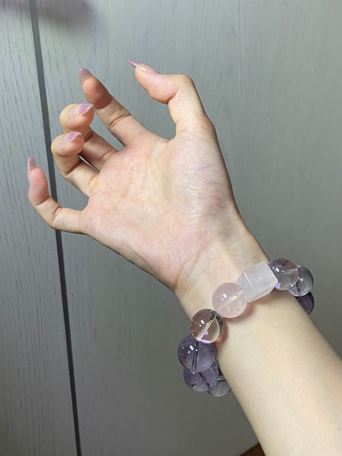 Mixed Gemstone Crystal Bead Bracelet