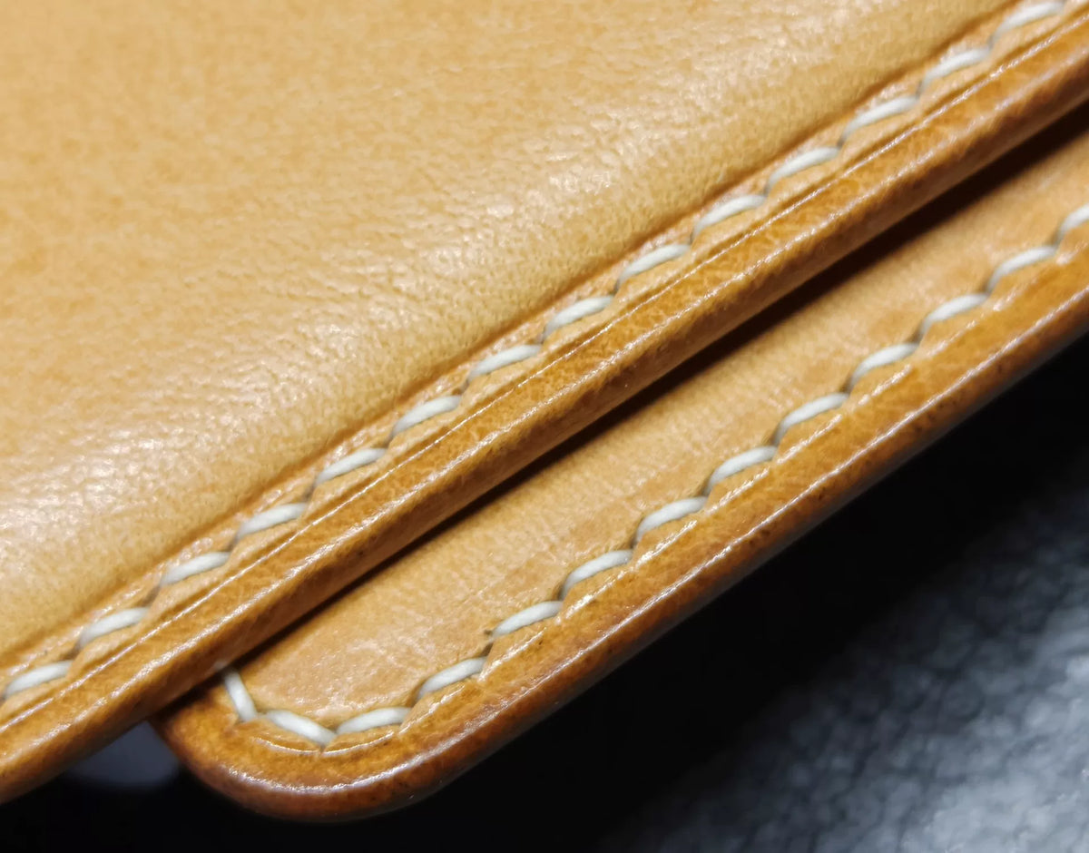 A6 Leder-Notizbuch-Cover mit doppelter Stiftehalterung