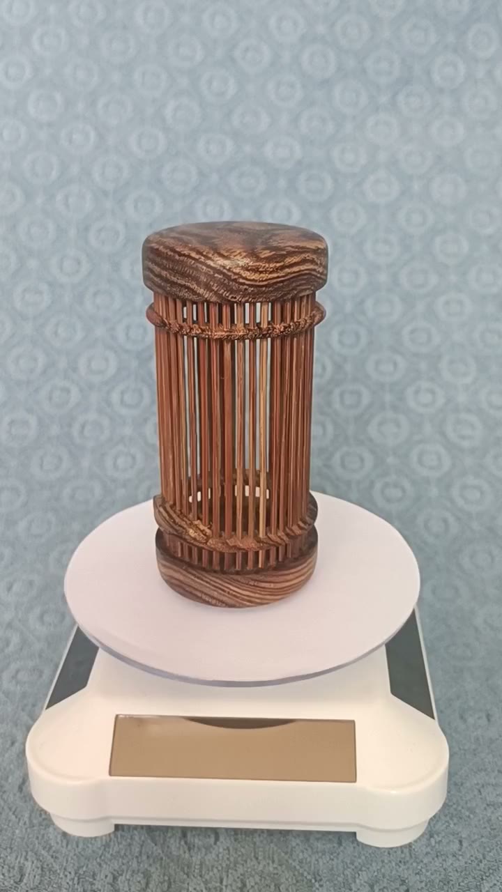 Bamboo Cricket Cage Sandalwood Cylinder