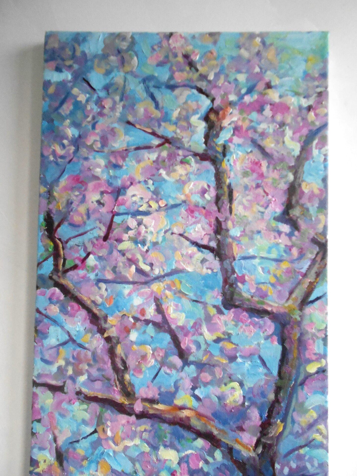 Toon Tree Original Oil Painting 30x70cm