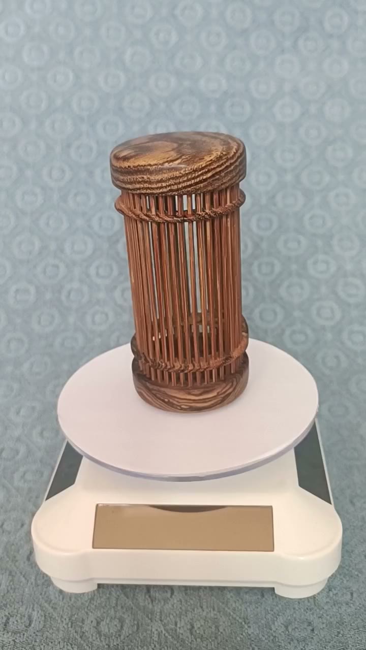 Bamboo Cricket Cage Sandalwood Cylinder