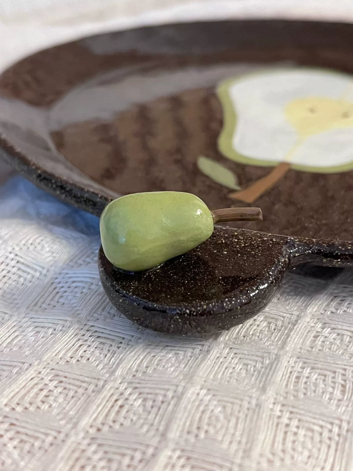 Handmade Ceramic Pear Shaped Plate