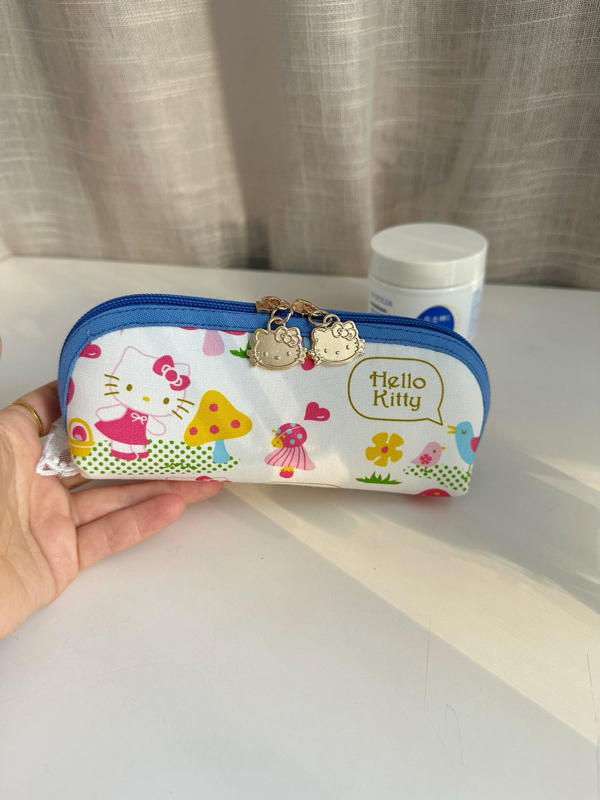 Hello Kitty Fabric Shell Pencil Pouch