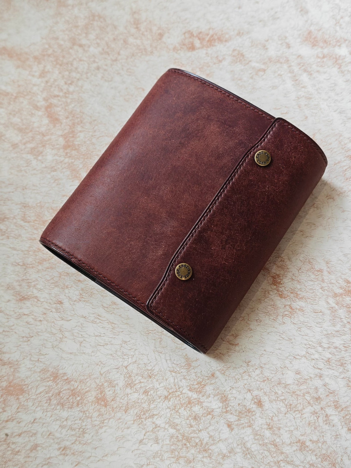 A7 Tri-Fold Notebook Cover in Pueblo Leather