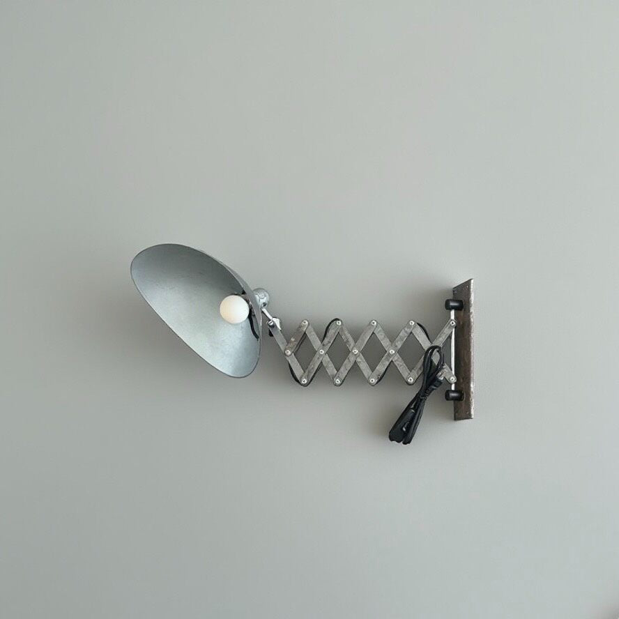 Industrial Scissor Arm Wall Lamp