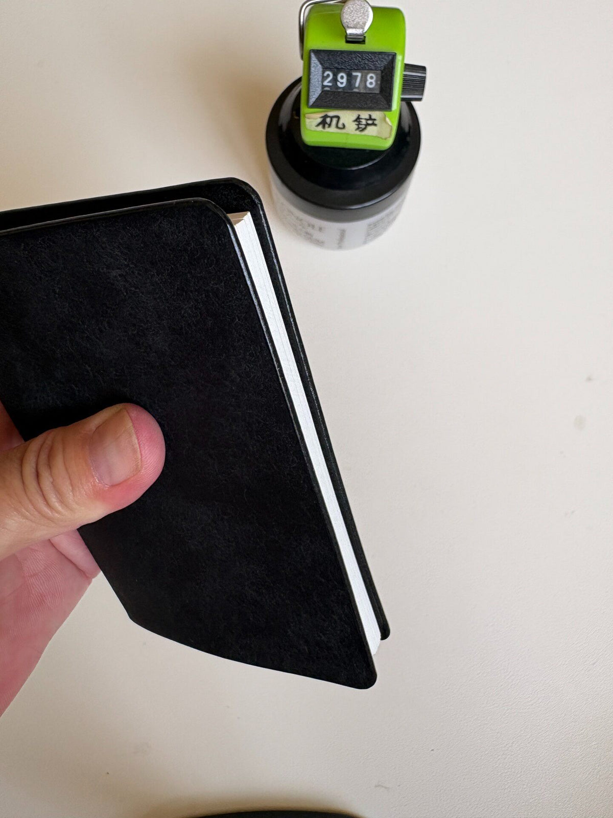 M5 Leather Ring Binder Six Ring Black