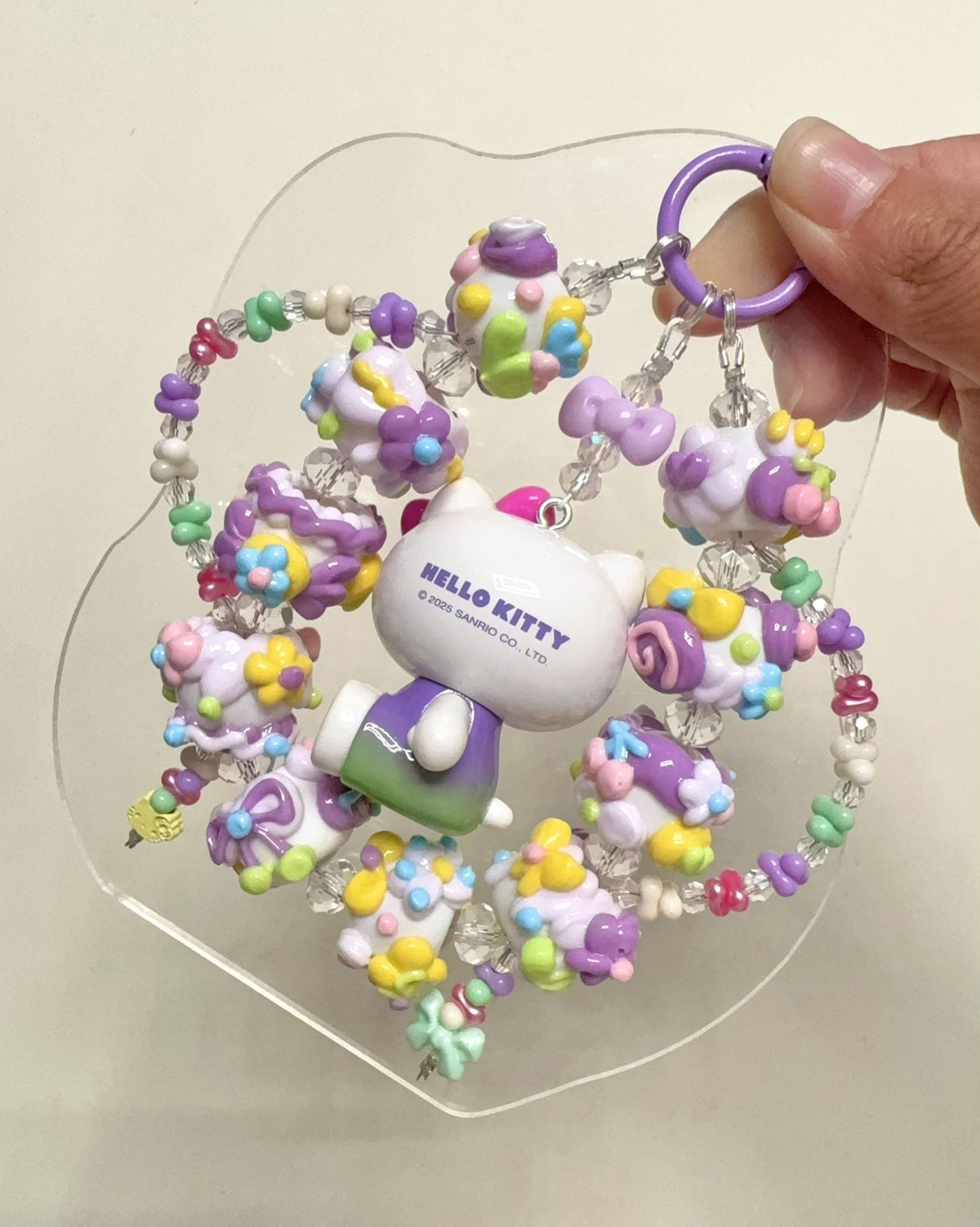 Sanrio Hello Kitty Candy Bead Phone Charm