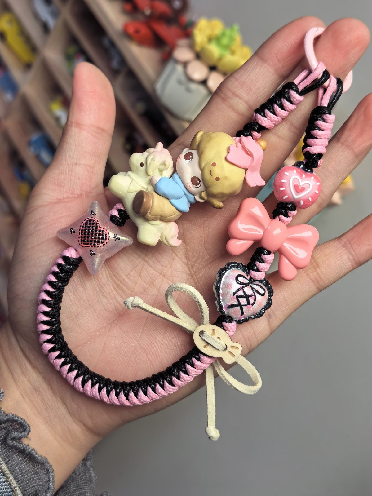 Dimoo Fifteen Anniversary Braided Phone Strap Charm