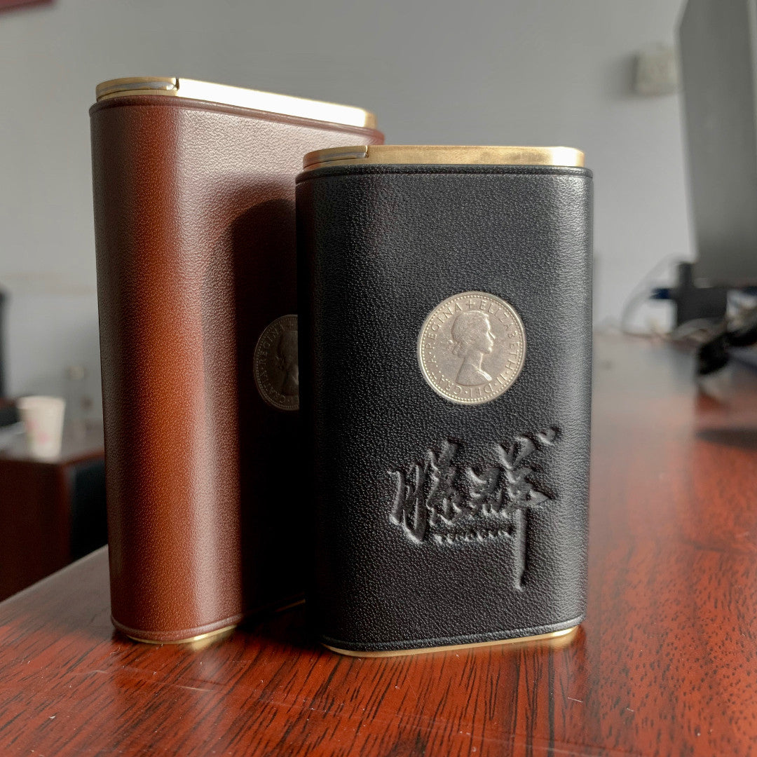 Handcrafted Leather Cigarette Case for 10 Thick Cigarettes