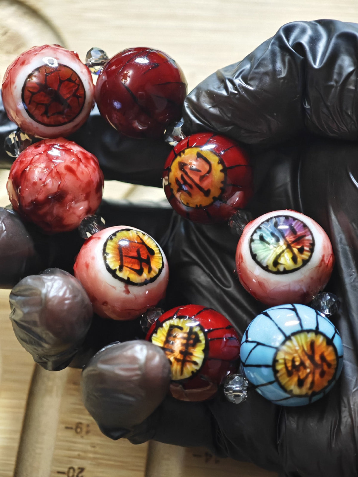 Demon Slayer Eyeball Resin Bracelet 2cm