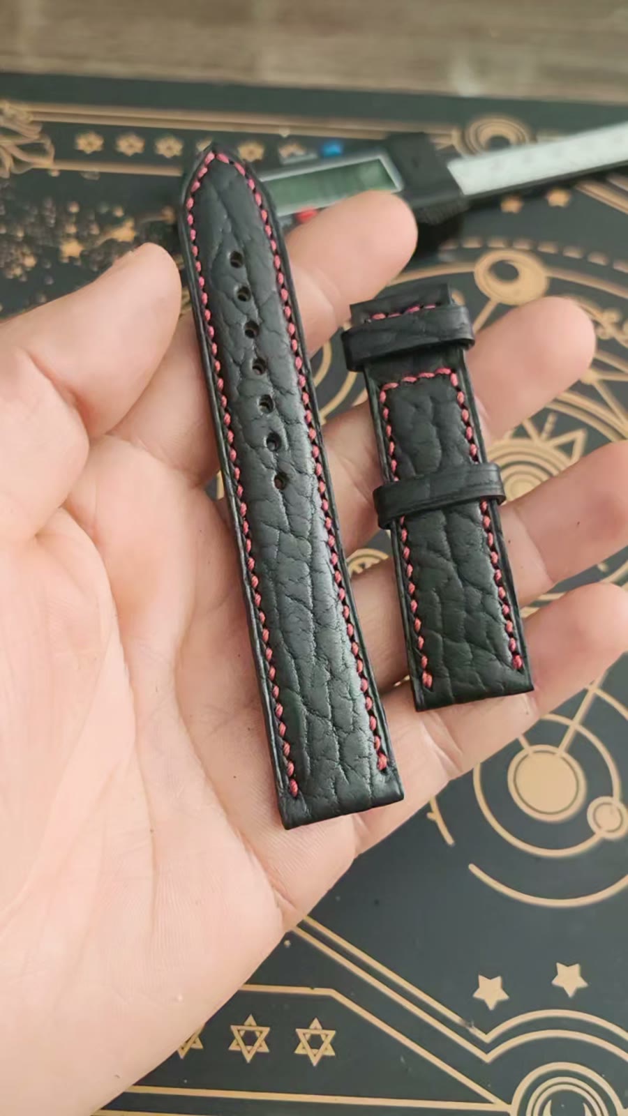 Handcrafted Seal Skin Leather Watch Strap