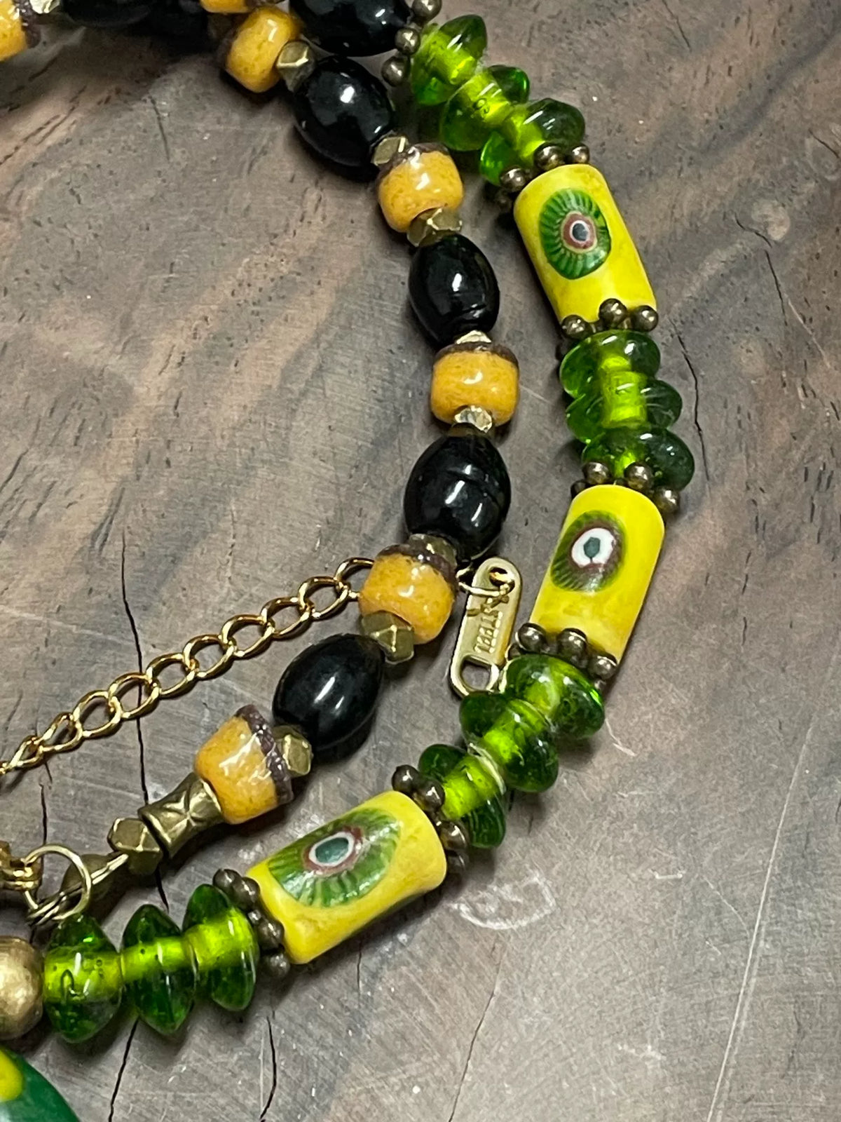 Fenicische Leeuw - Glazen Kralketting