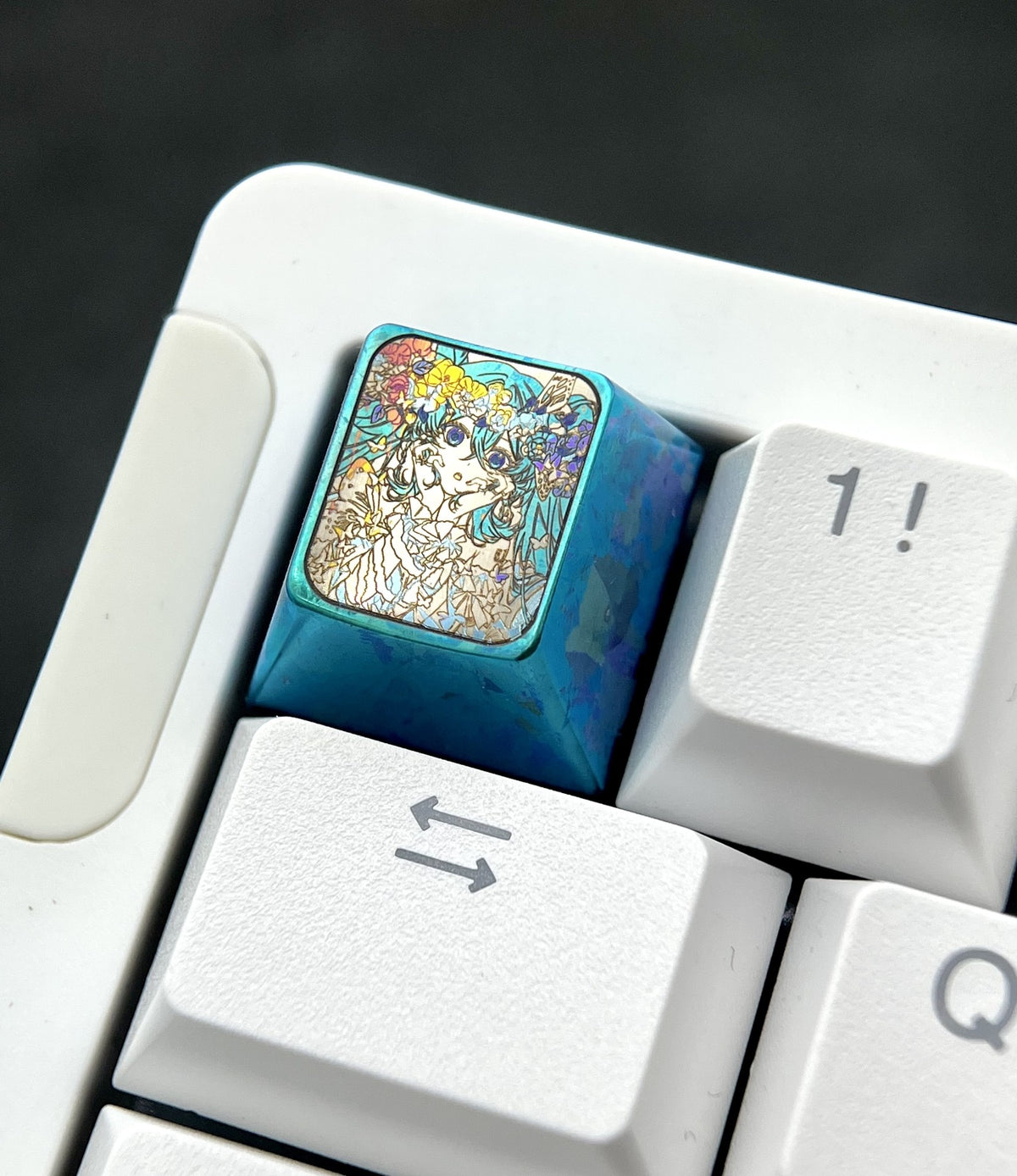 Titanium Alloy Anime Keycap Artisan