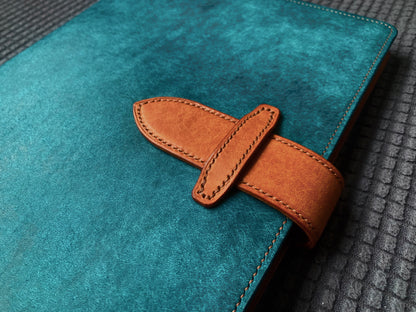 Italian PUEBLO Matte Leather Notebook Cover for B5/A5/A6/A7