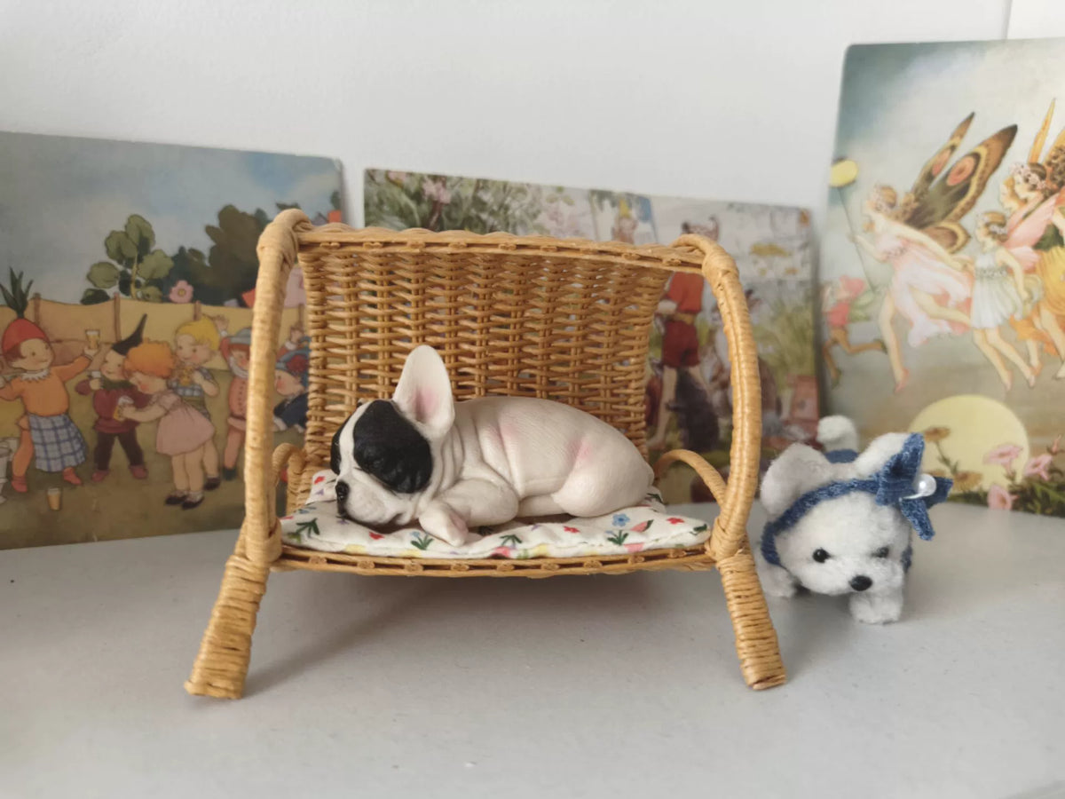 Handwoven Mini Rattan Chair for BJD Dolls