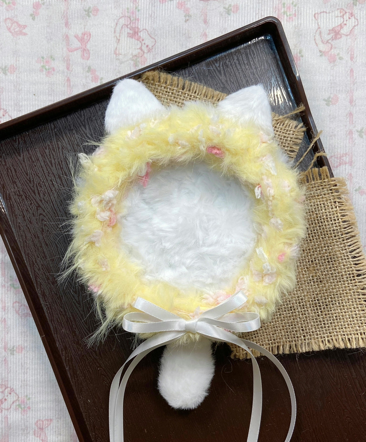 イエロープラッシュの猫コースター ディスプレイネスト