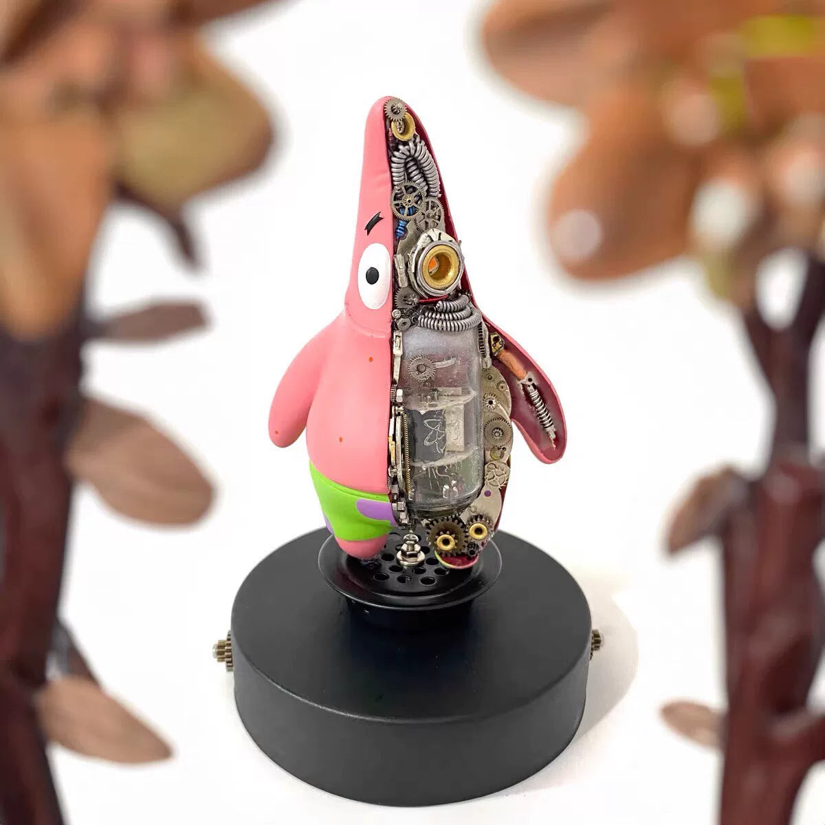 Steampunk Patrick Star Mechanical Figurine