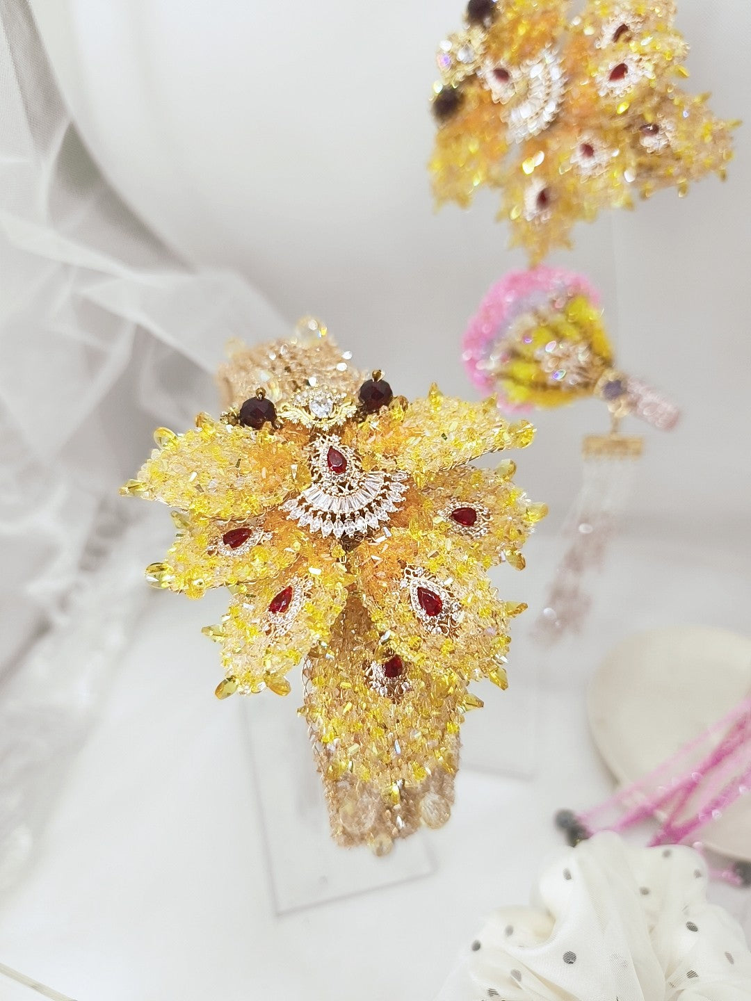 Koi Fish Crystal Hair Clip