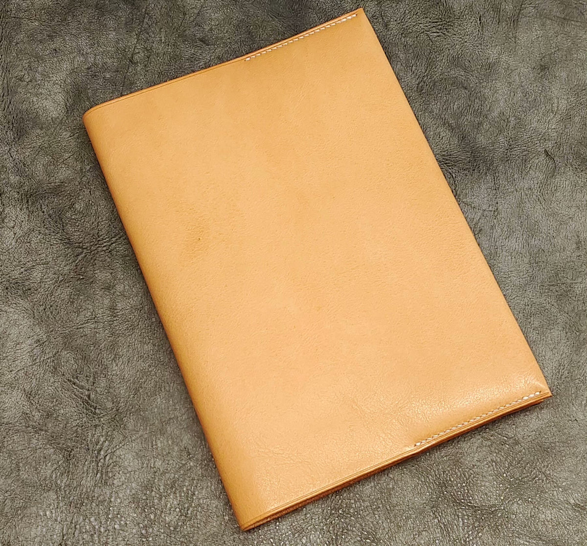 A5 Klapp-Notizbuchcover aus Mbox-Leder