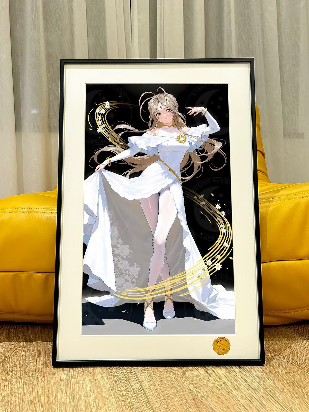 Belldandy Framed Art Print 40x61cm