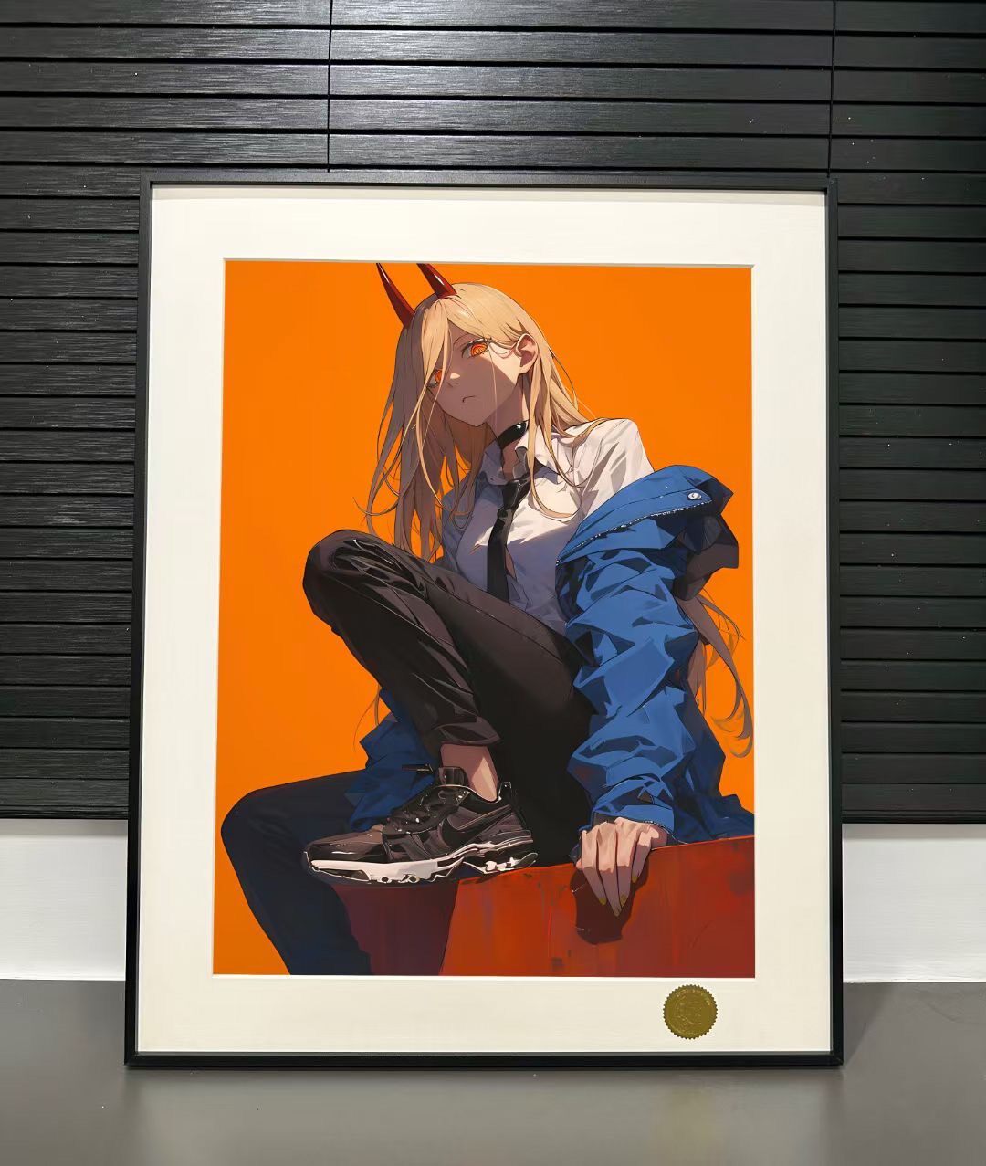 Chainsaw Man Framed Artwork Print 44x55cm