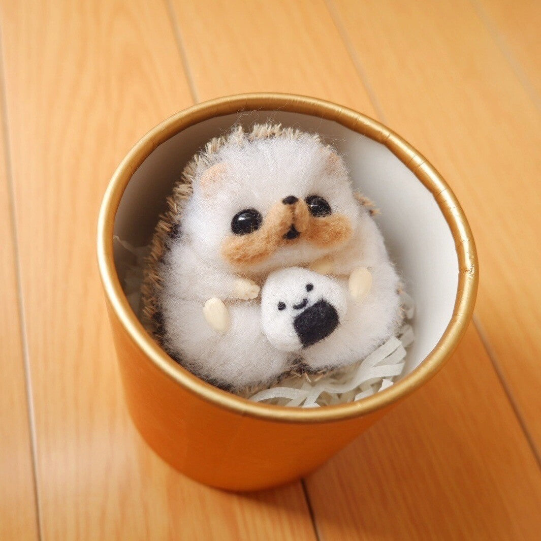 Wool Felt Hedgehog Doll for Blythe Holala