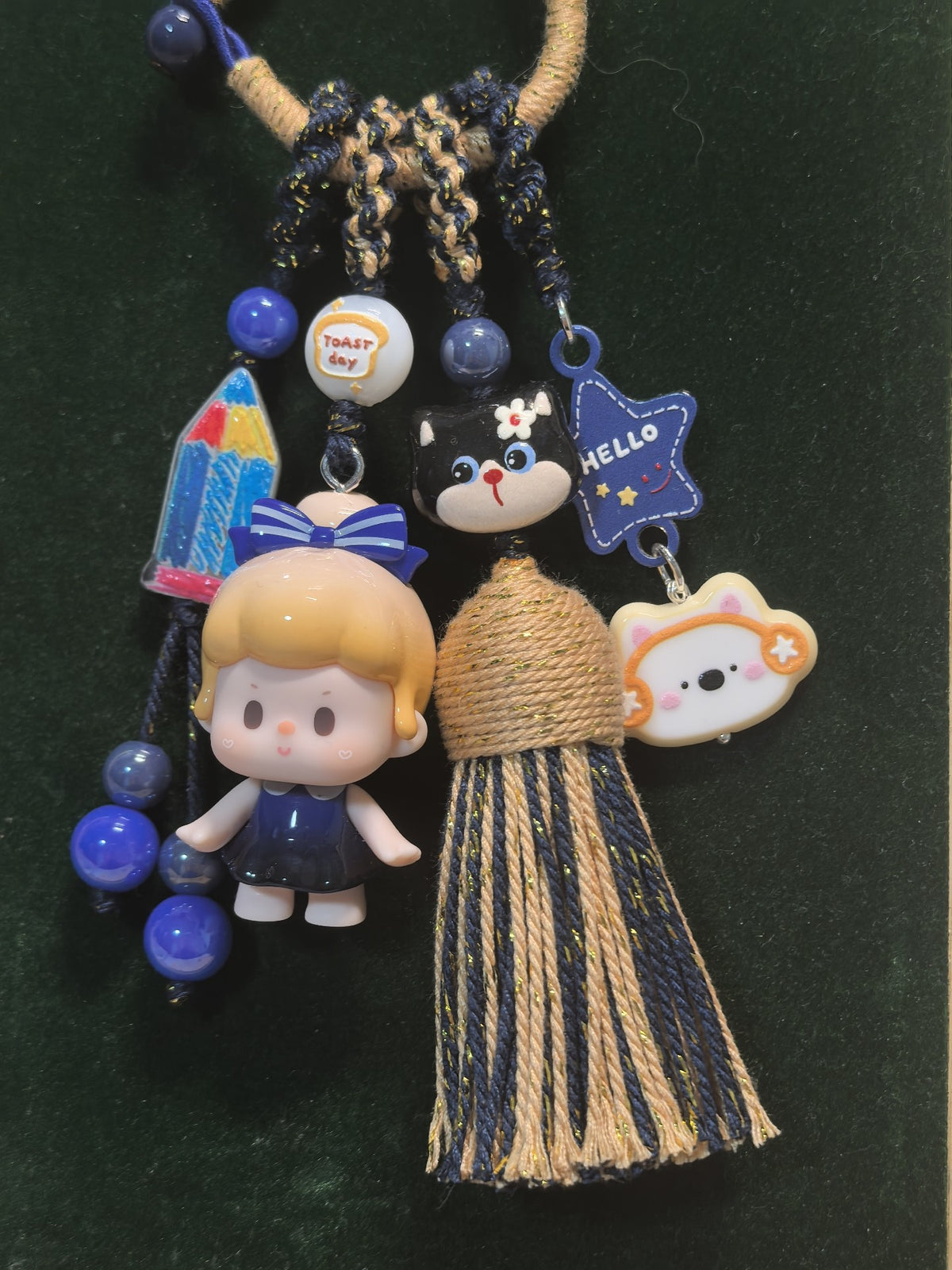 Bu Er Little Princess Phone Strap Keychain