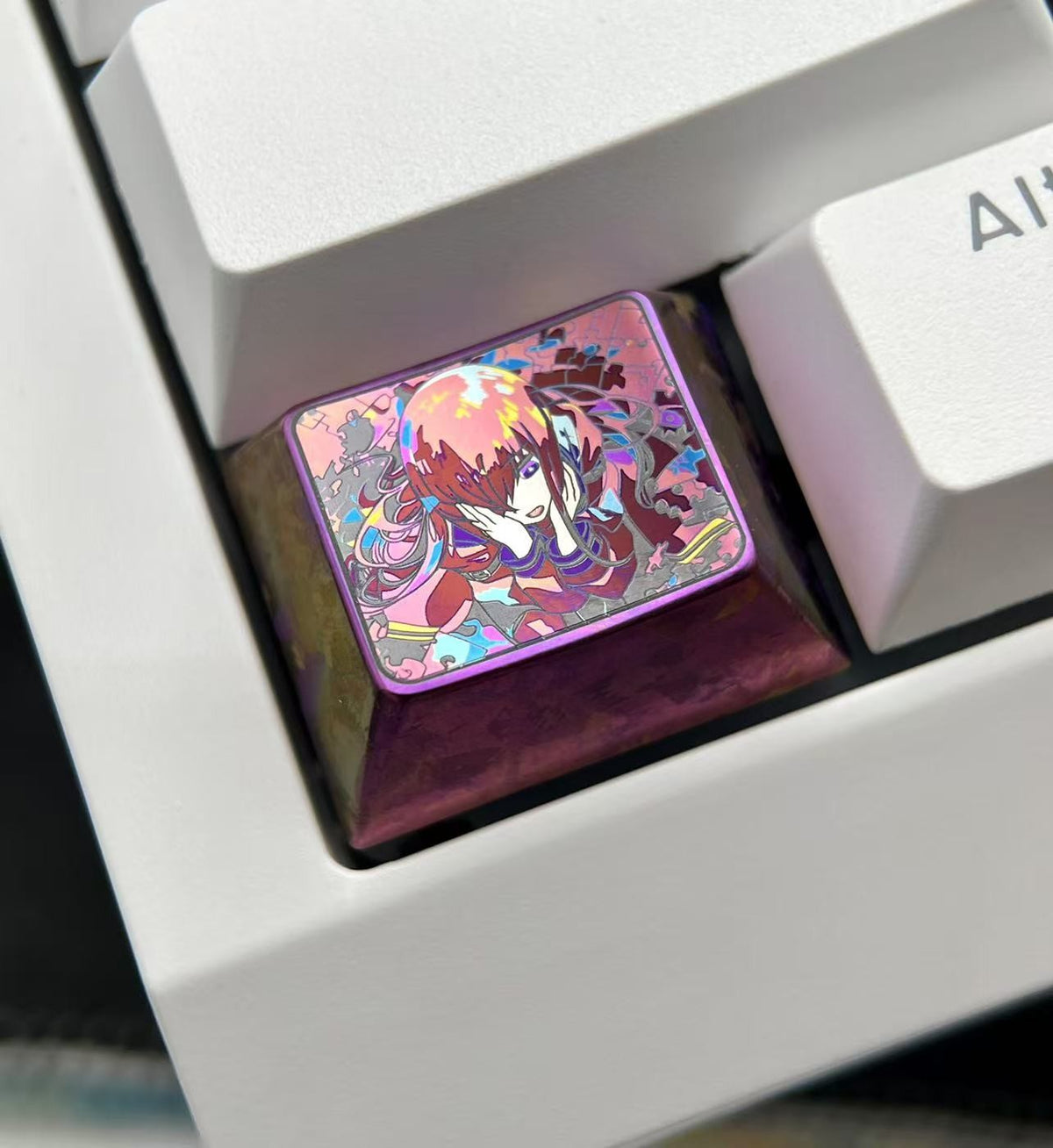 Steins Gate Kurisu Makise Titanium Keycap