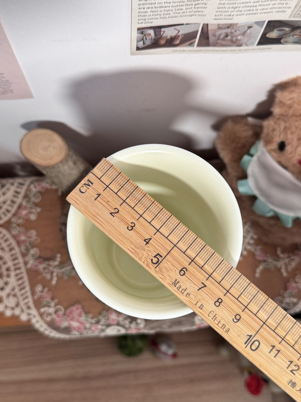 Handcrafted Ceramic Apple Party Puppy Cup 300cc