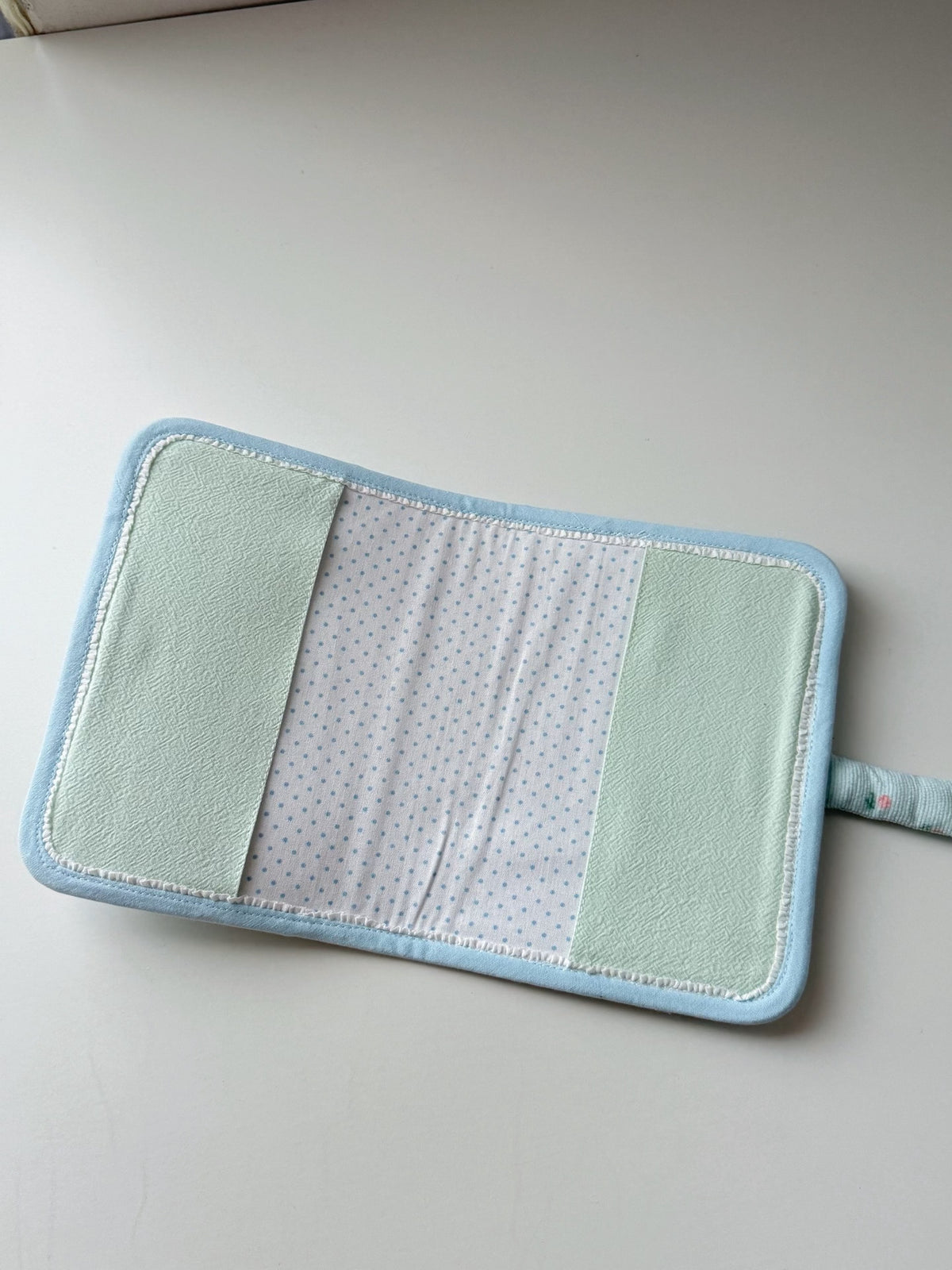 Pink Puffy Bow Fabric Book Cover