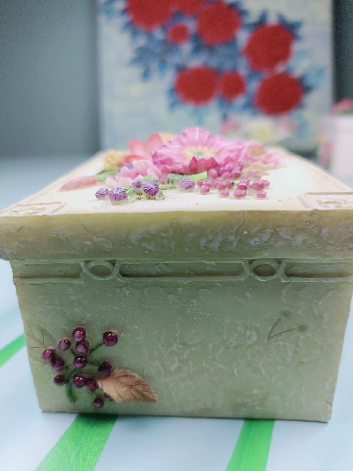 Siliconen Bloemen Dekselvorm 7.5 bij 9.5 cm