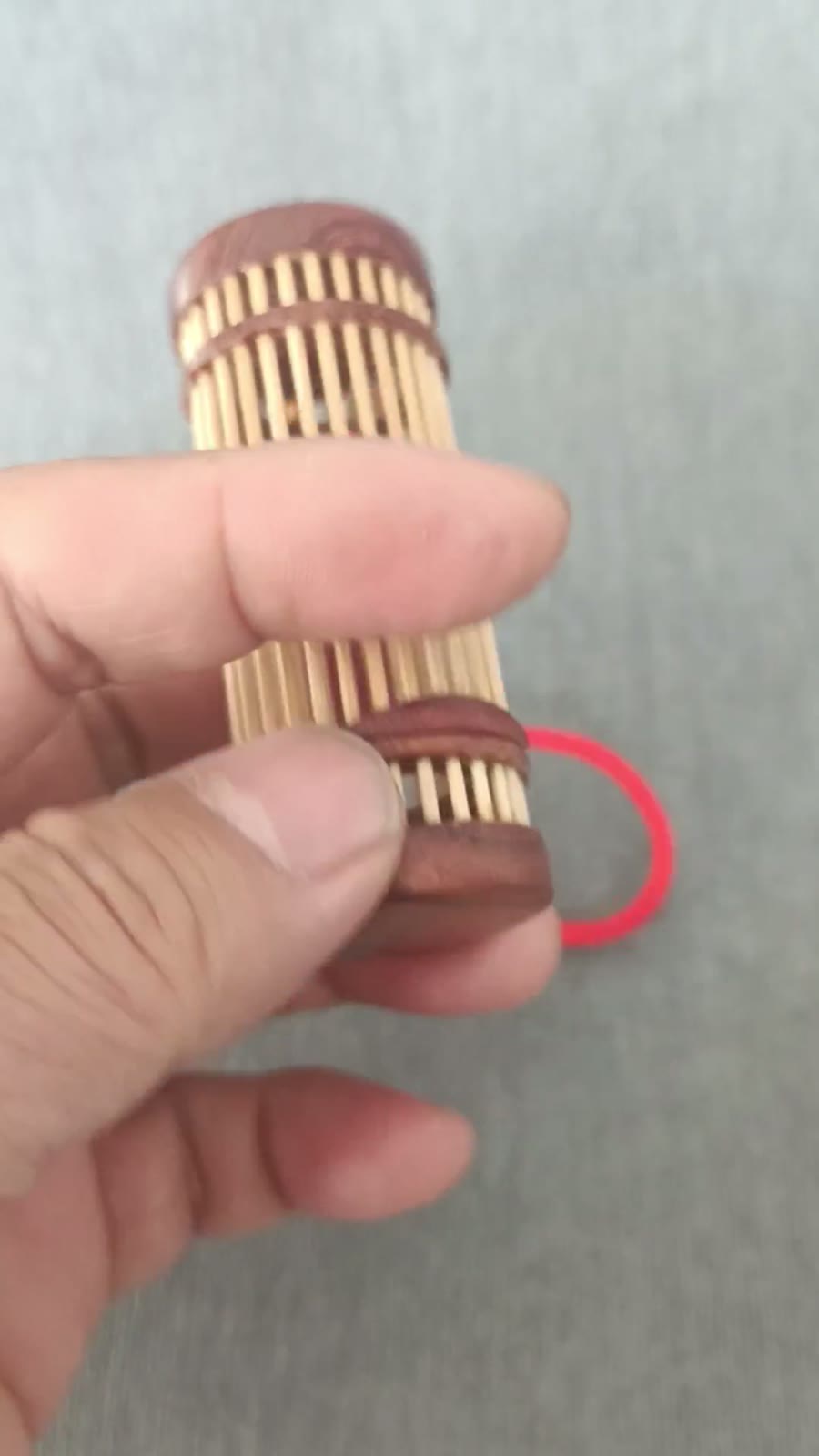 Red Rosewood Bamboo Cricket Cage