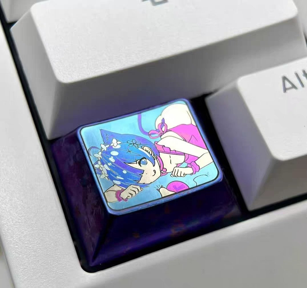 ReZero Rem 1.25u Titaniumlegering Keycap