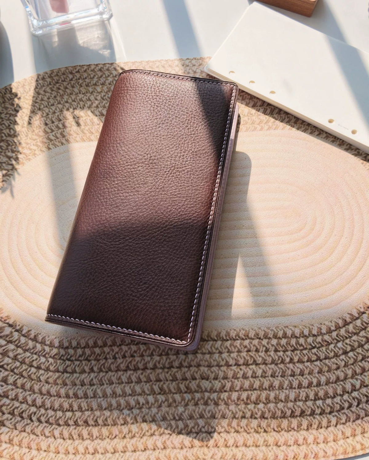 Handmade Leather Ring Binder Six Ring