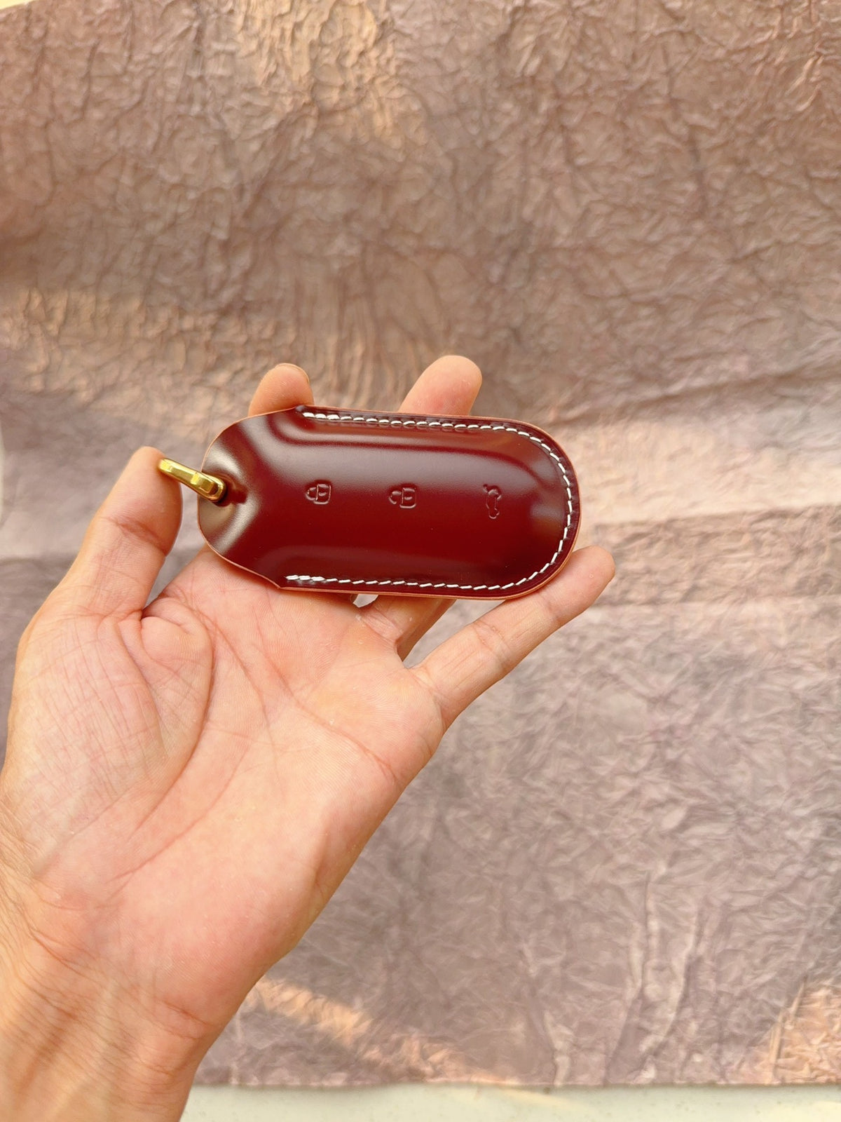 Handmade Shell Cordovan Li Auto Key Case