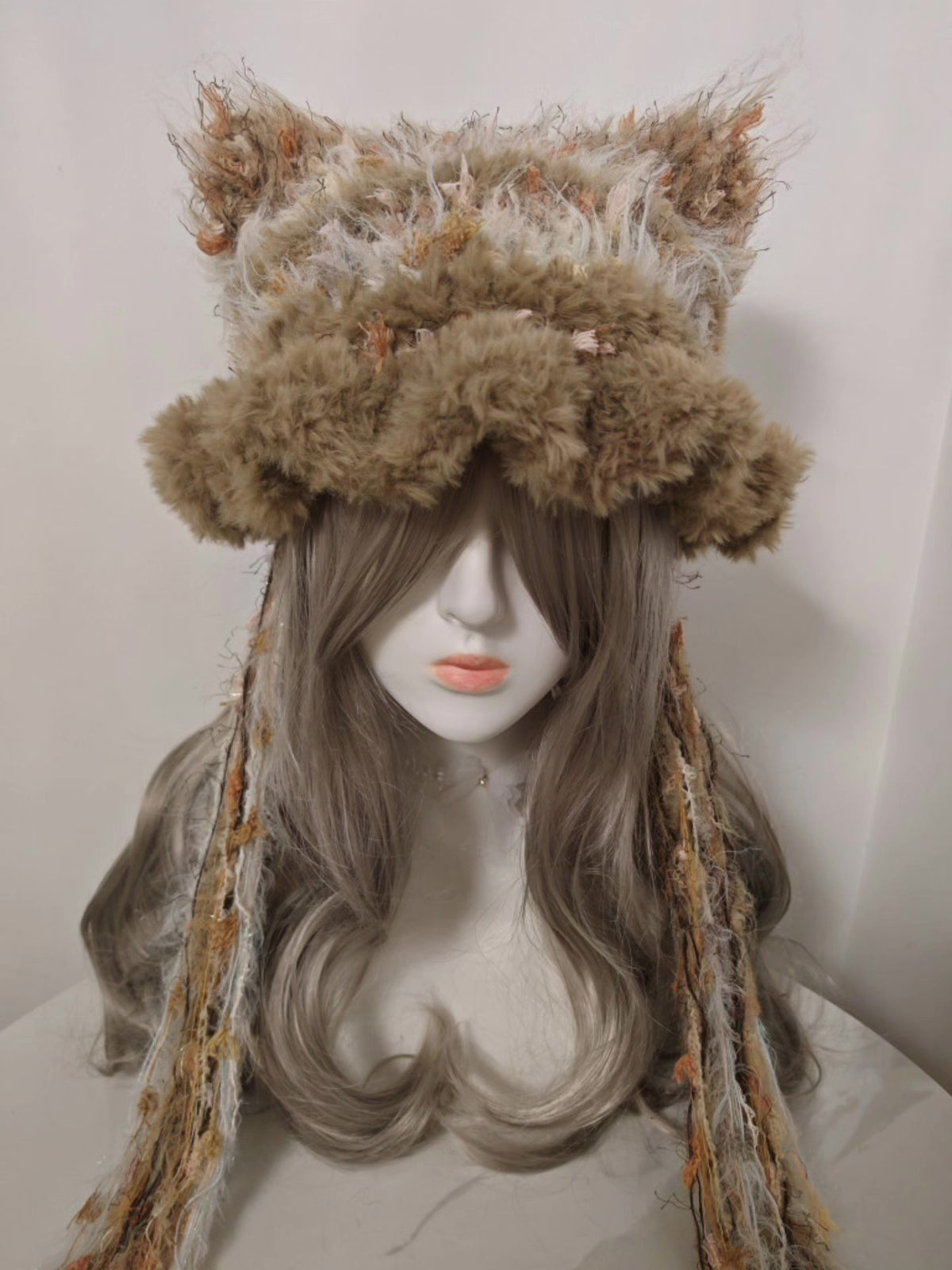 Handmade Faux Fur Cat Ear Hat