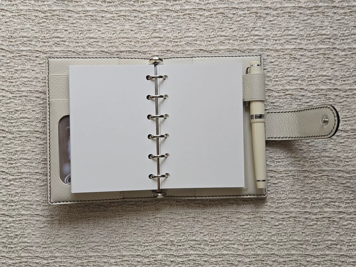 A7 Ring Journal Hoes Verbrandbruin Leer