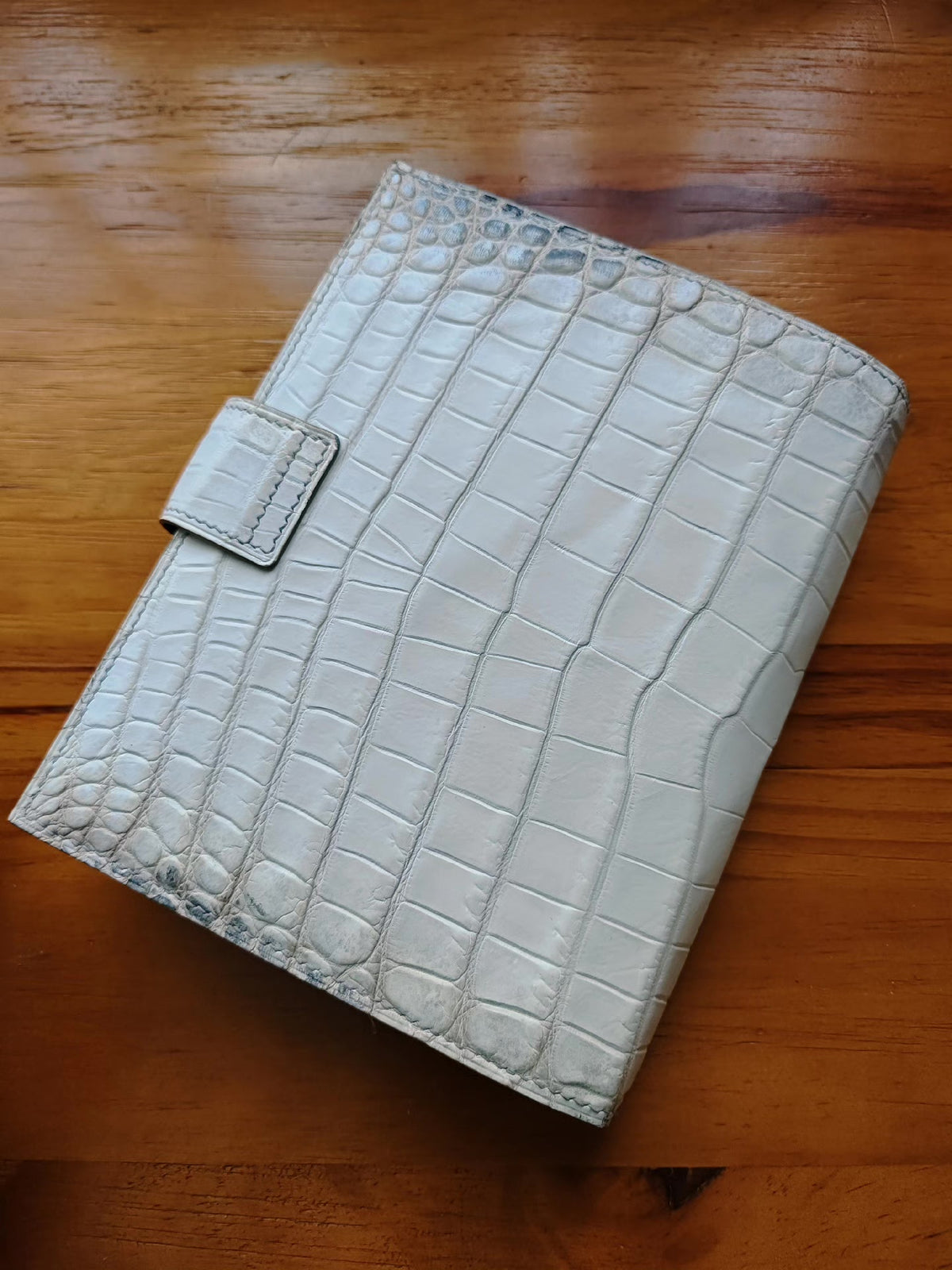 A6FC Gillio Planner Himalayan Crocodile Leather