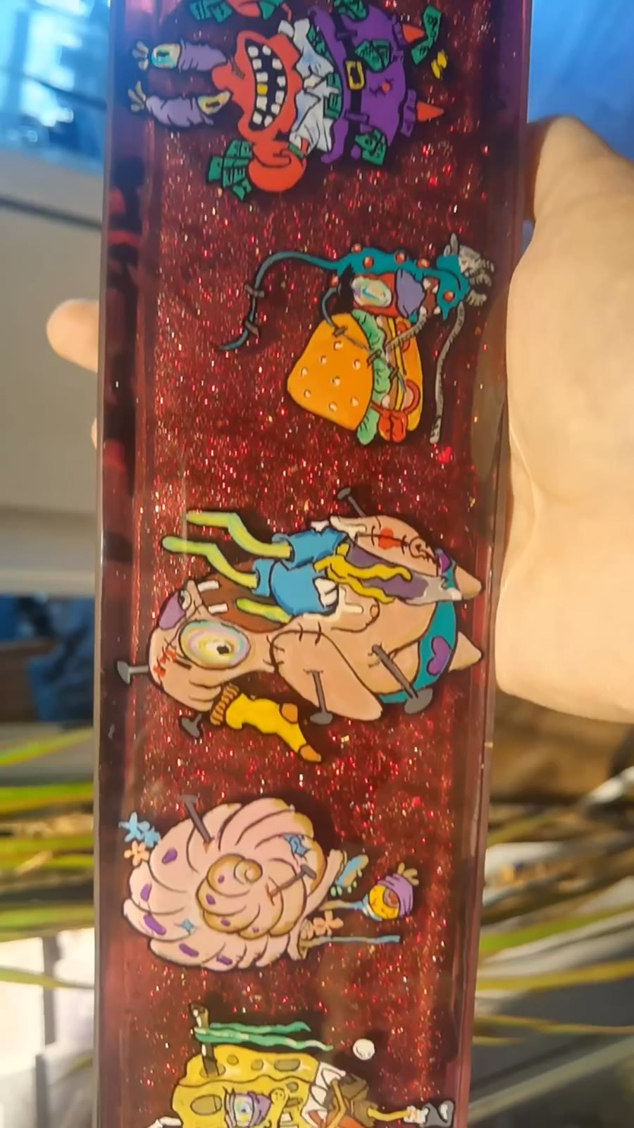 SpongeBob Seven Deadly Sins Resin Keyboard Wrist Rest
