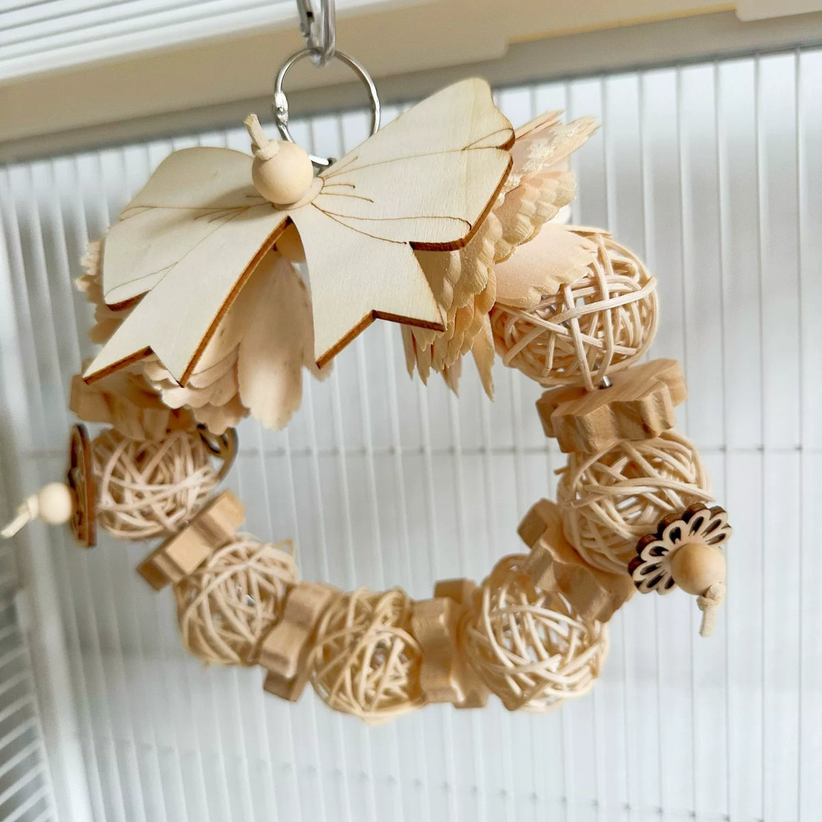 Parrot Chew Toy Hanging Vine Ball Ring