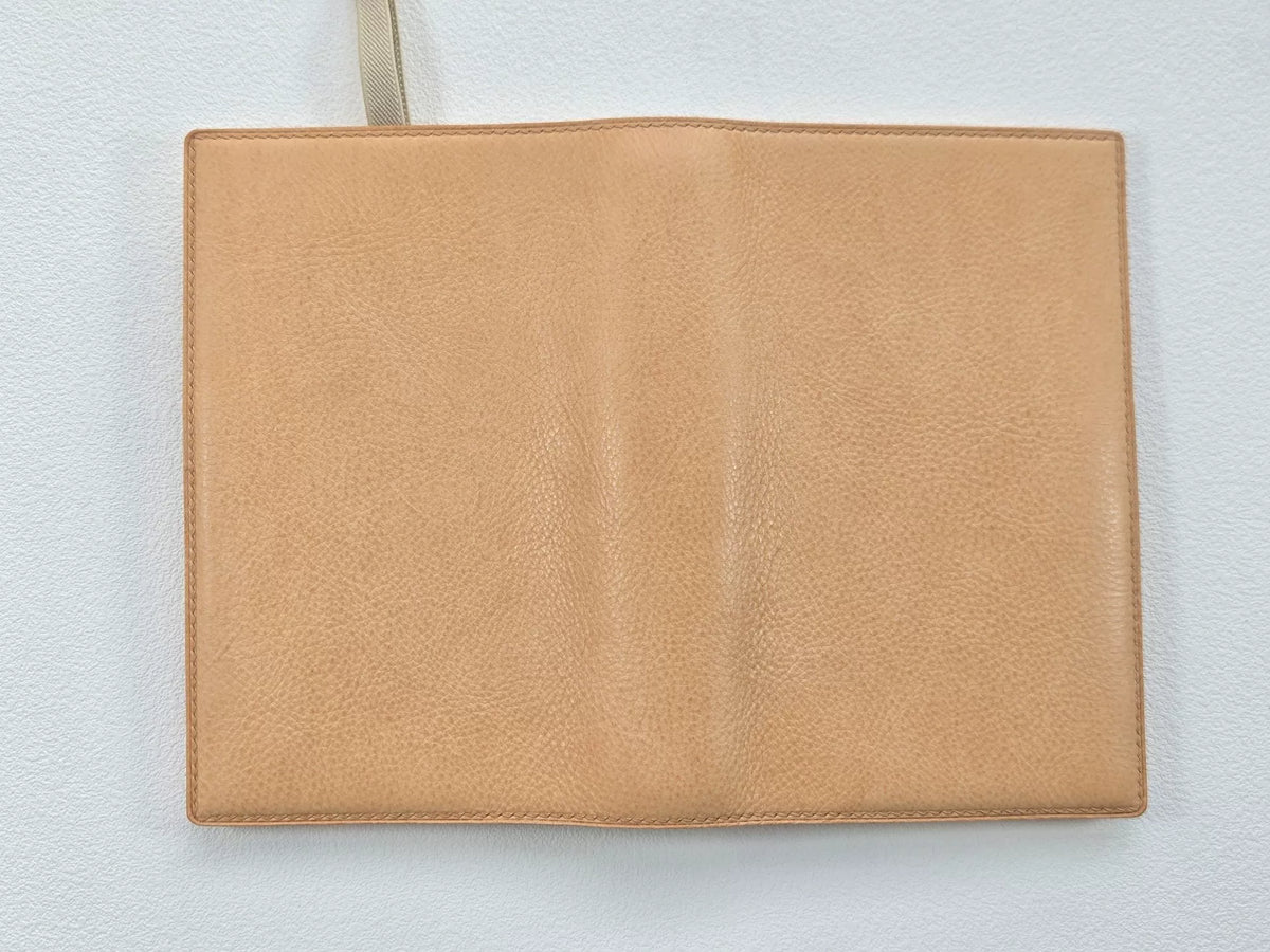Large Toast Bifold Mbox Leather Ring Binder Planner